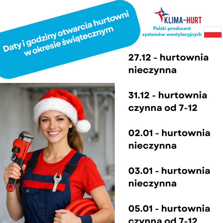 Godziny otwarcia hurtowni w okresie świątecznym