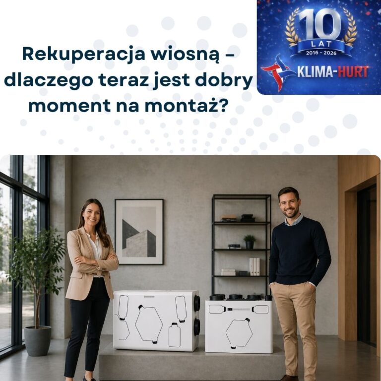 🌿 Rekuperacja wiosną – dlaczego teraz jest najlepszy moment na montaż?