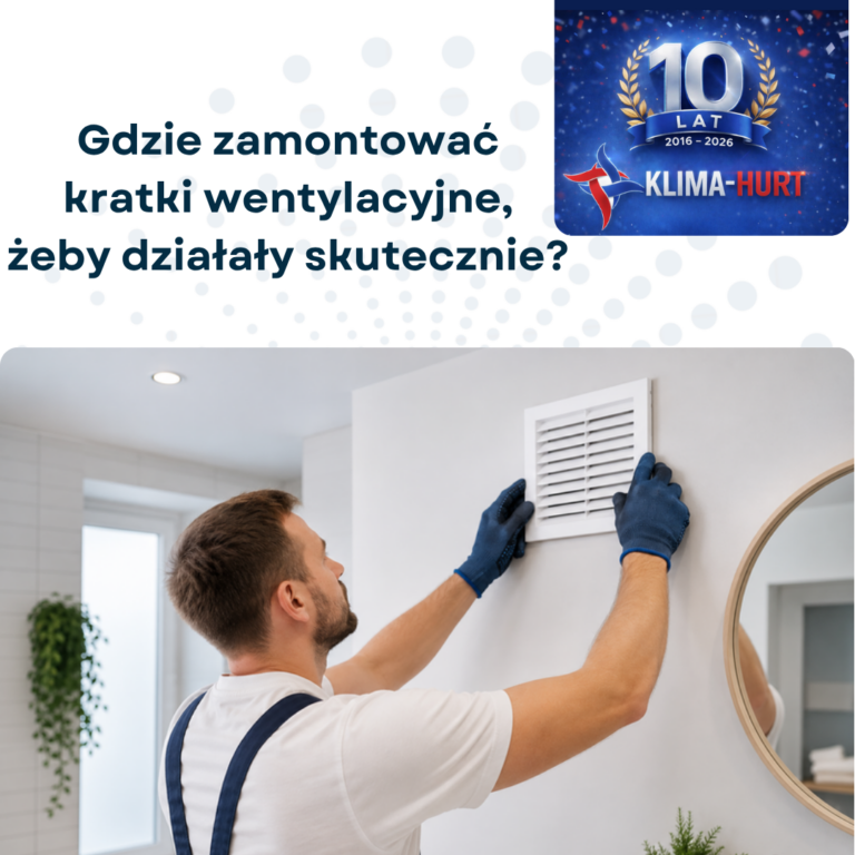 Gdzie zamontować kratki wentylacyjne, żeby działały skutecznie?
