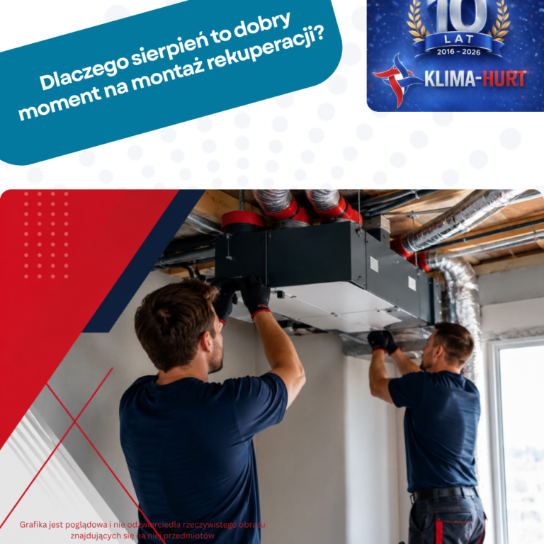 Dlaczego sierpień to dobry moment na montaż rekuperacji?